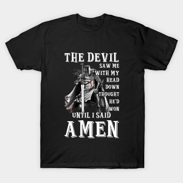 The Devil T-Shirt by zellaarts